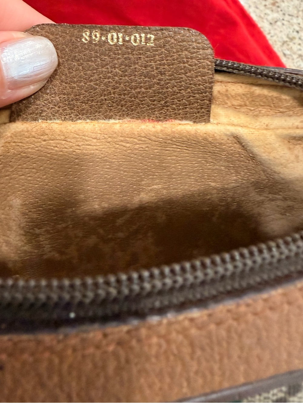 🔥🔥 VINTAGE GUCCI LEATHER GG SHERRY LINECROSSBODY/ POUCH/ CLUTCH 🔥🔥 - Picture 9 of 14